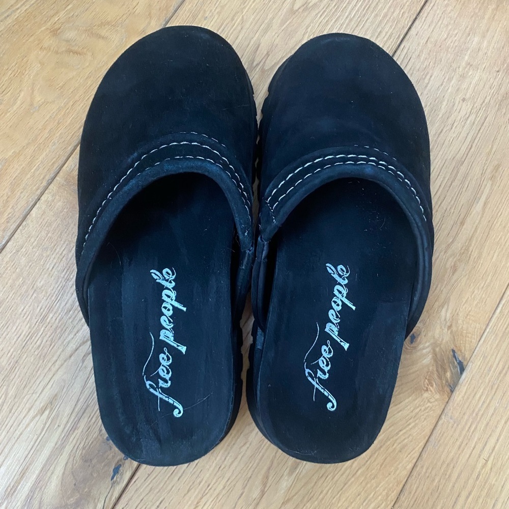 Free People Milo Everyday Mules in black​ - Picture 5 of 10